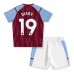 Maillot de foot Aston Villa Moussa Diaby #19 Domicile vêtements enfant 2023-24 Manches Courtes (+ pantalon court)